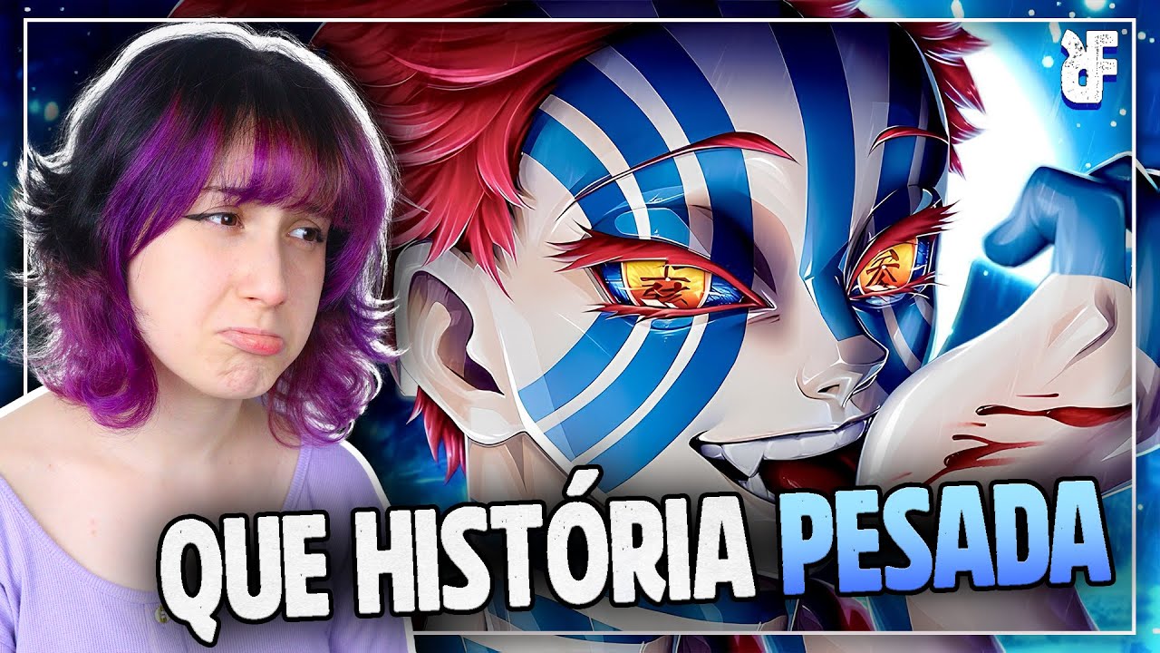 SÓ TRISTEZA REAGINDO a Akaza | O Lua Superior 3 | AniRap | FERU REACT