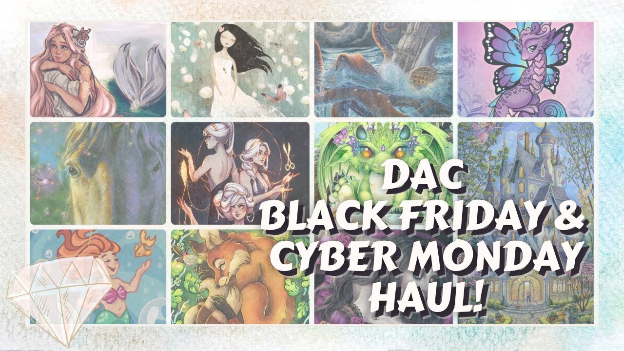 Huge Black Friday & Cyber Monday HAUL from Diamond Art Club - Unboxing 11 (!!) Kits