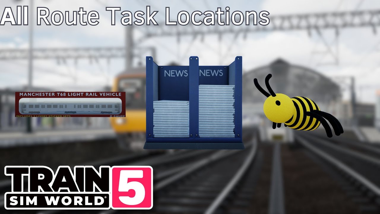 All Route Task Locations - Manchester Airport Commuter - #TrainSimWorld5