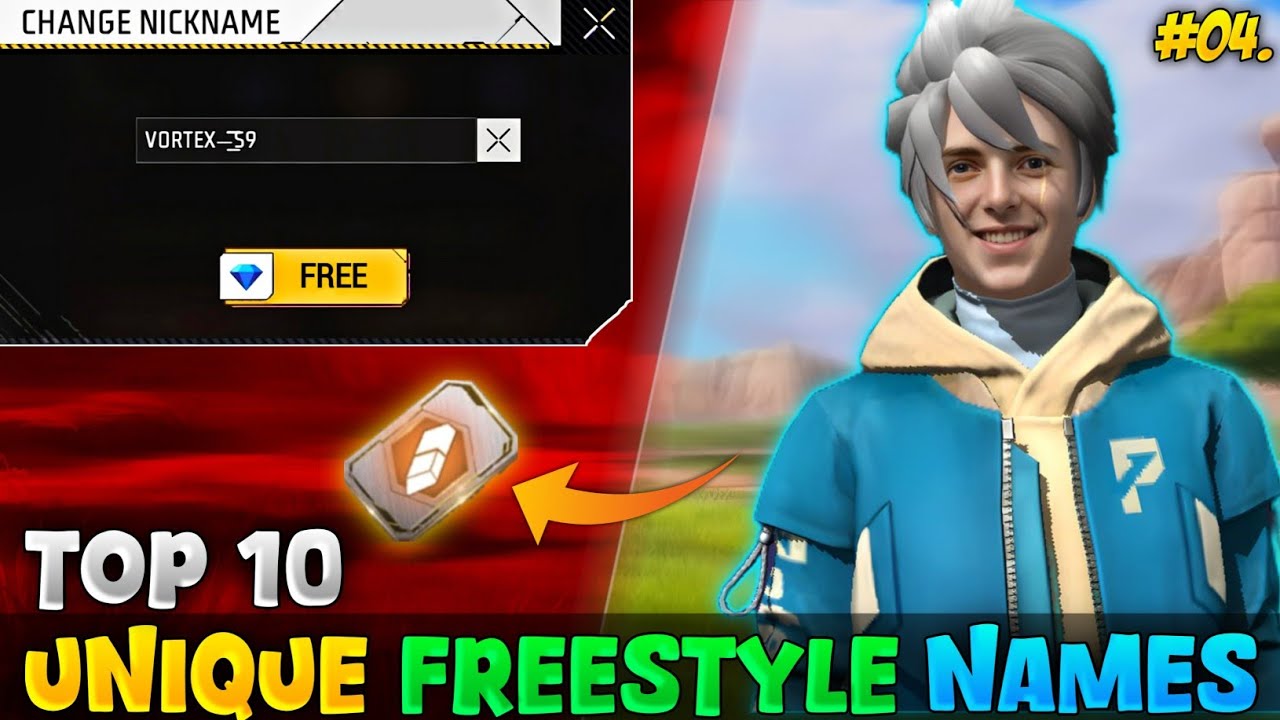 TOP 10 FREE STYLE NICKNAMES FOR FREE FIRE | BRAZILIAN FREE FIRE NAME | FREE FIRE BOYS NAMES