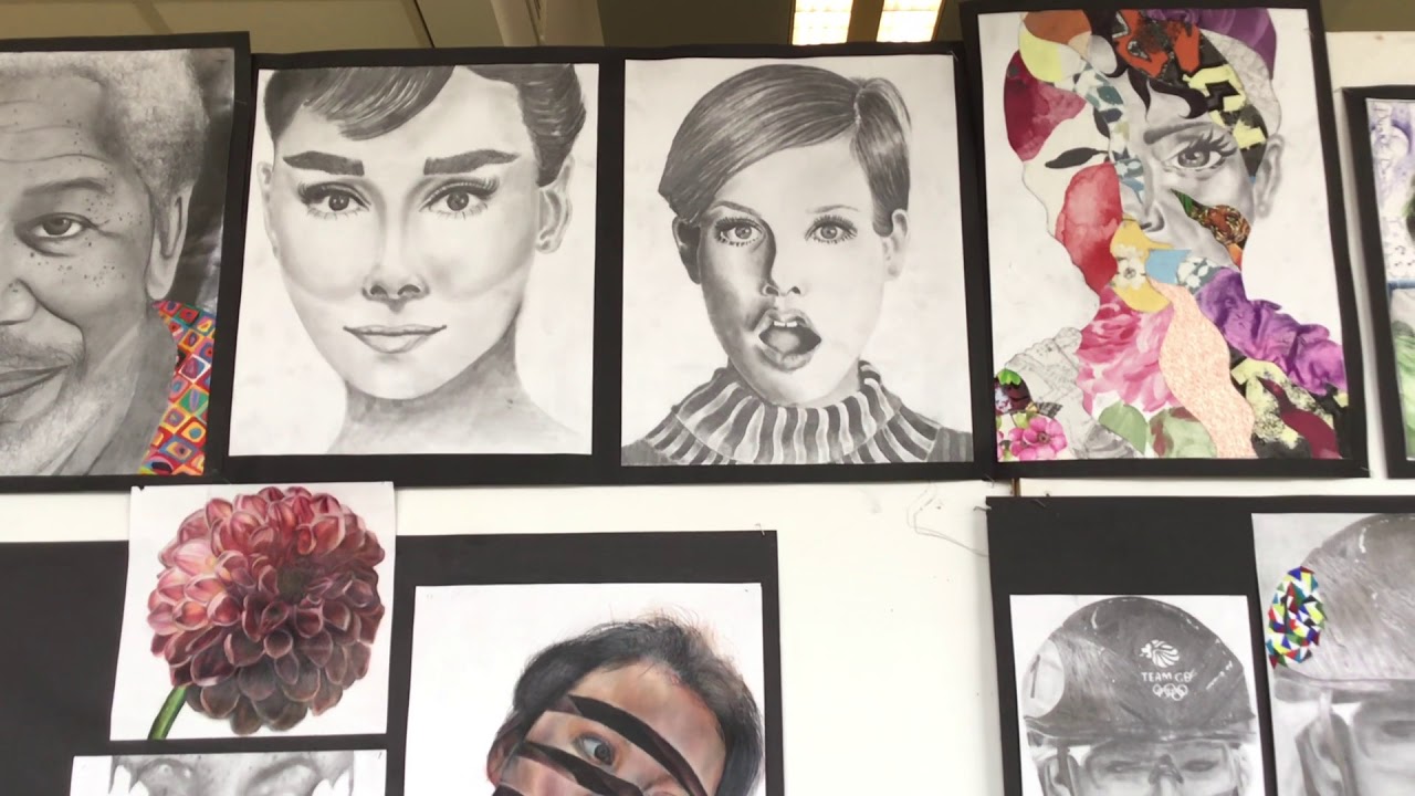 Arnold Hill Academy Art Exhibition 2018 -  Year 11 Part 1