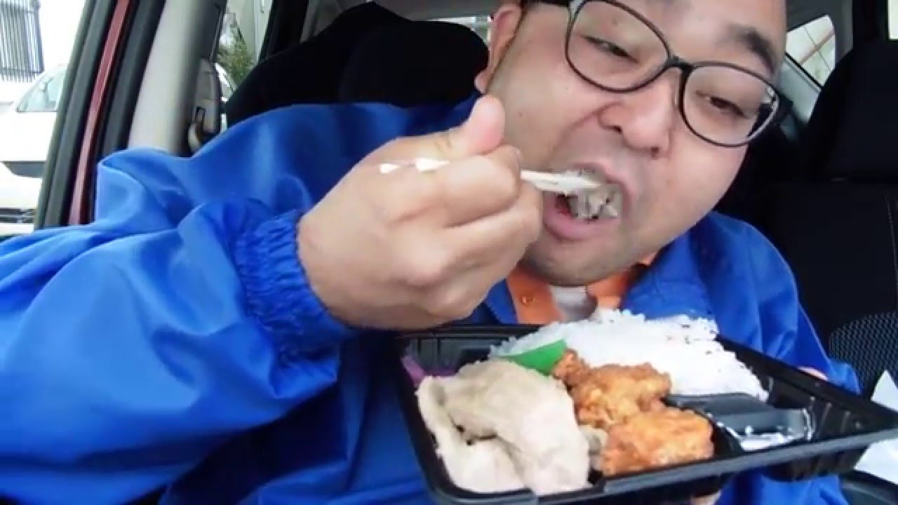 しょうがやき　からあげB弁当　野菜天ぷら