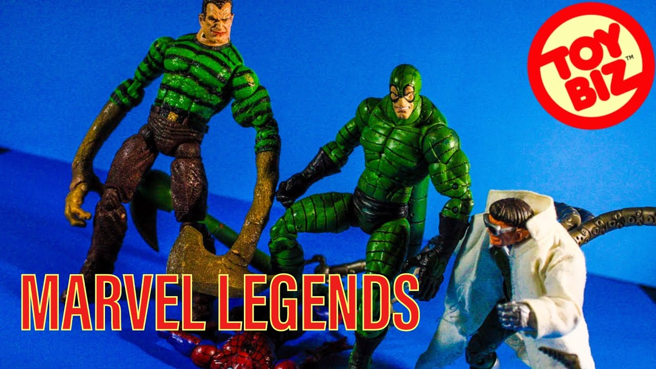 Toybiz Marvel Legends Spider-Man: Scorpion, Doc Ock and Sandman Old Time Showcase