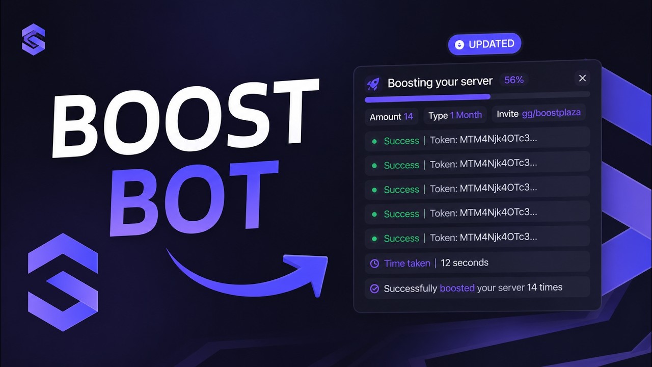 NEW Discord Boost Bot &ndash; The Ultimate Fast & Automated Boost Bot | shop.boostplaza.cc