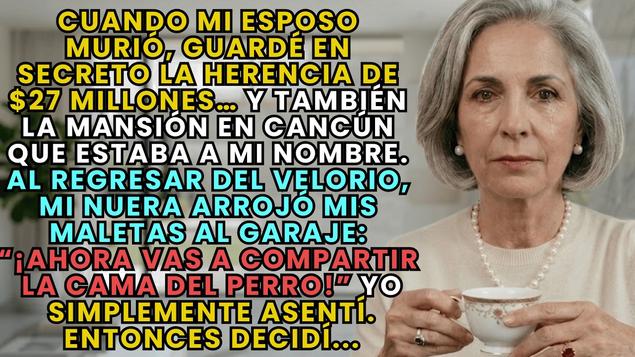 Cuando quedé viuda, guardé silencio acerca de los 27 millones de dólares… y también la…