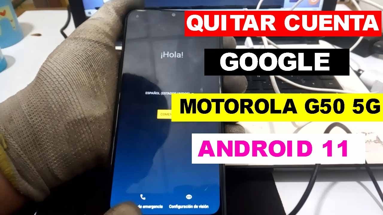 Eliminar Cuenta de Google Motorola Moto G50 5G/Android 11