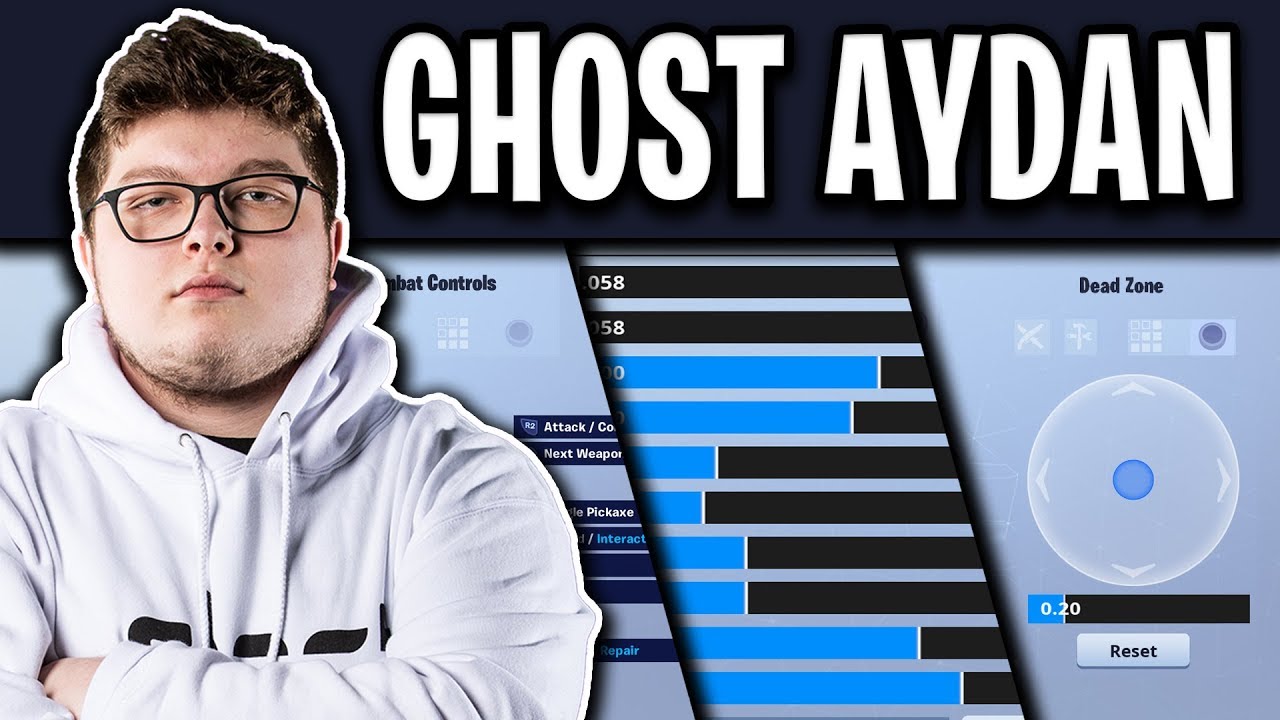 Ghost Aydan's NEW Fortnite Sensitivity and Setup