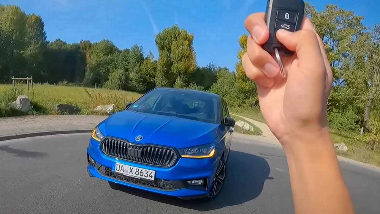 2023 Skoda Fabia High Speed POV on German Autobahn [Skoda Fabia Monte Carlo 1.5 TSI EVO DSG ]