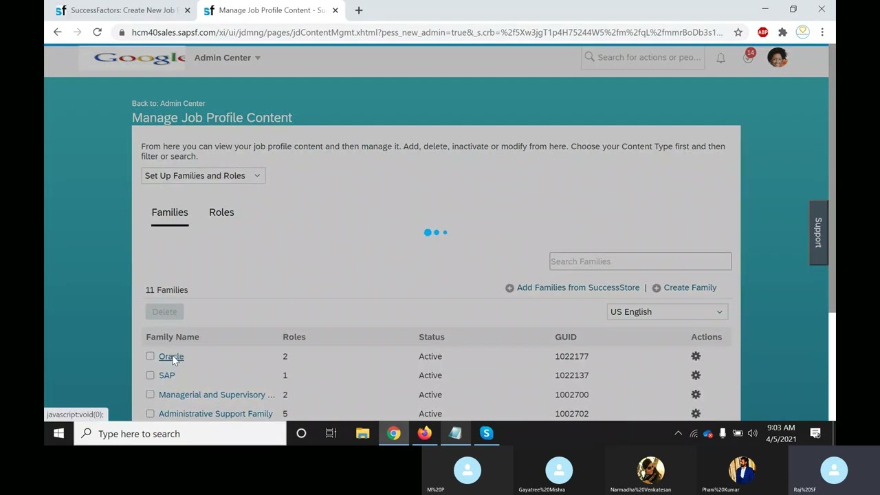 April 5 - Manage ORG pay and job structure