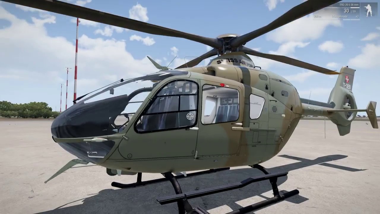 Arma 3 Mod Showcase EuroCopter 135 / 635 and Jurassic Arma