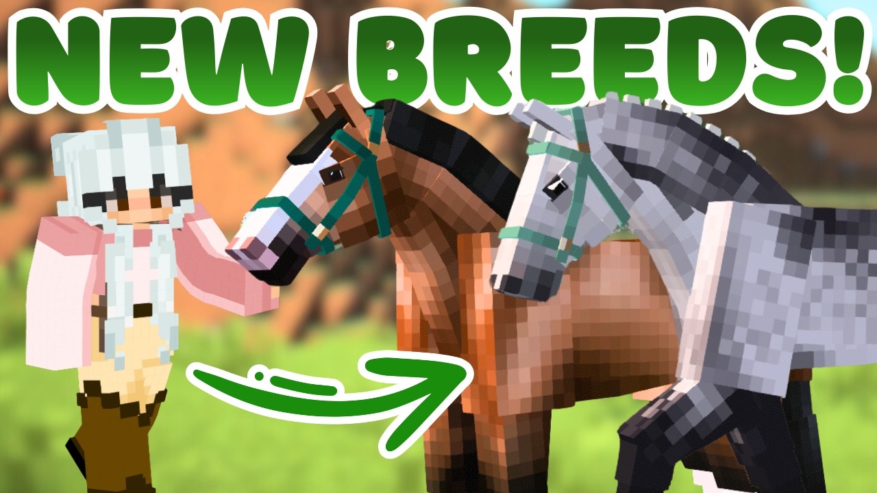 New Horse Breed For SWEM! - The Hanoverian || Minecraft Resource Pack Showcase!