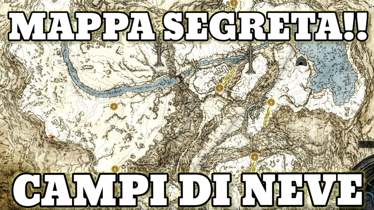 MAPPA CAMPI DI NEVE CONSACRATI NASCOSTA- SEGRETA VETTE DEI GIGANTI - ELDEN RING GUIDA GAMEPLAY ITA