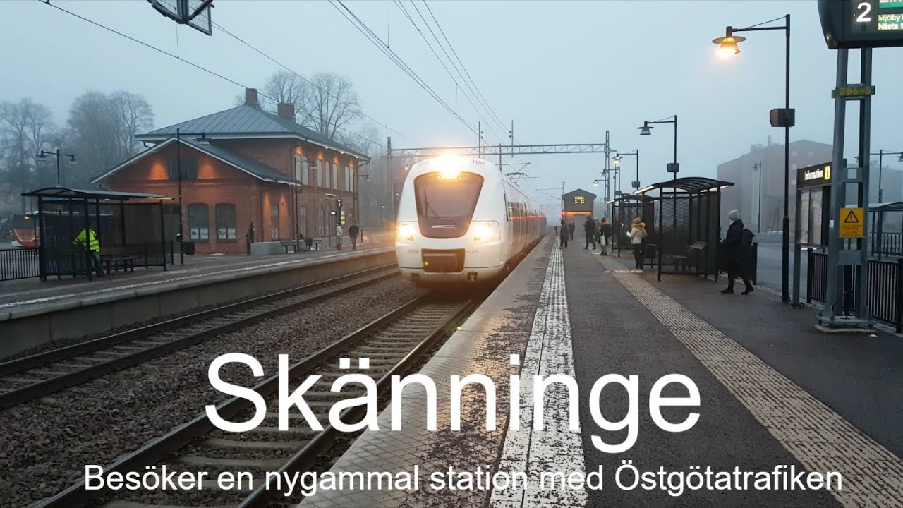 2018-12-28 SKÄNNINGE - Besöker en station som fått stationsuppehåll