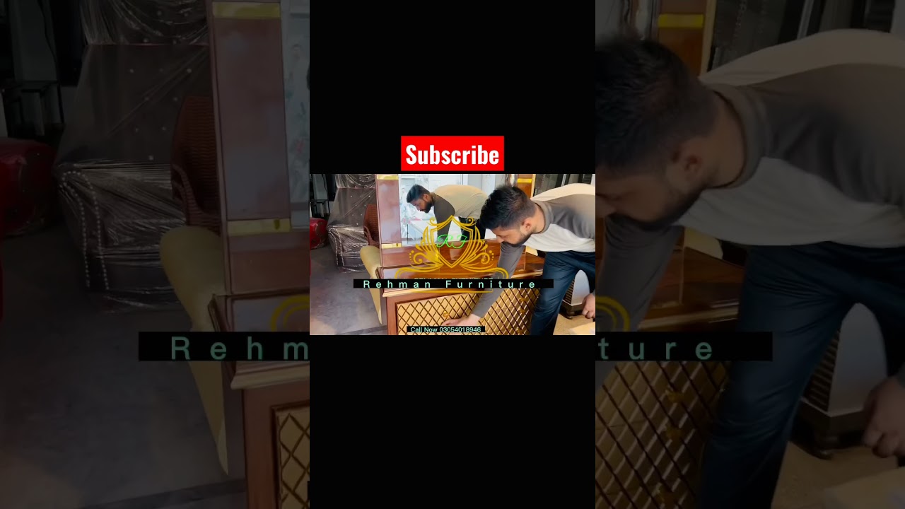 High Gloss Bed | New Brass Bed Collections 2023 | Rehman Furniture