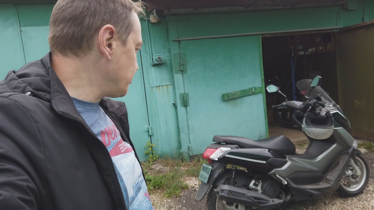 Скутер QUANTUM-50 (Реплика Yamaha Nmax) /Перенёс катушку зажигания/Прокатился/