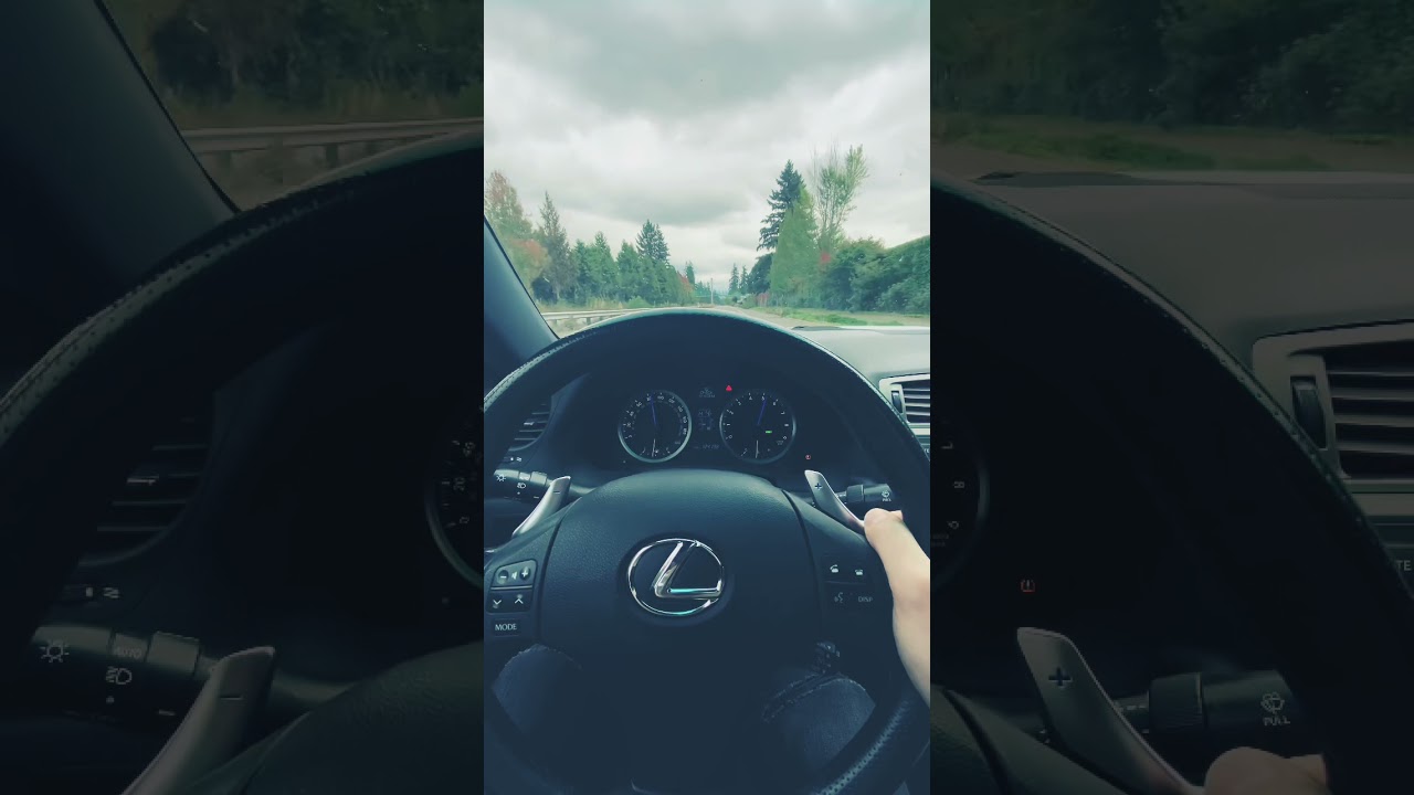 V8 Lexus ISF - Downshifts with muffler delete