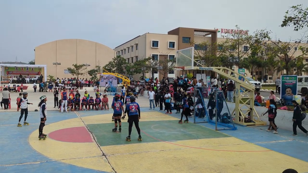 16th Junior(u-17) Roll Ball National, Assam vs Rajasthan at Ridge School, Andhra Pradesh. 2025.