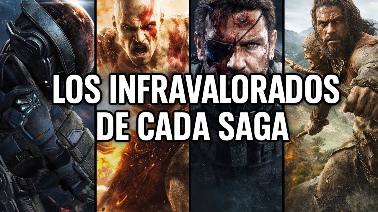 LOS JUEGOS MAS INFRAVALORADOS DE CADA SAGA (GOD OF WAR, METAL GEAR, FAR CRY, DARK SOULS)