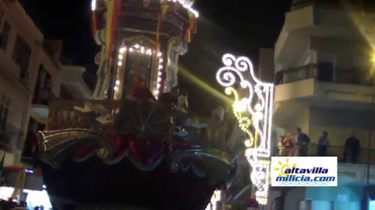 Il Carro Trionfale di Altavilla Milicia durante la Festa Patronale 2014