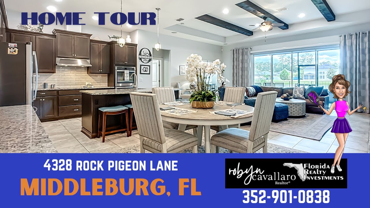 HOME TOUR Near NAS JAX | 4328 Rock Pigeon Lane Middleburg FL | Robyn Cavallaro