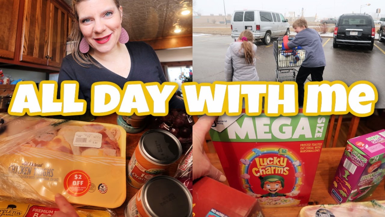 REAL LIFE MOM VLOG & MID MONTH GROCERY HAUL