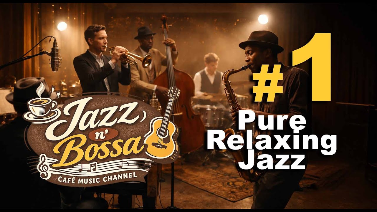 4k Jazz Relaxing Music for Studying, Work ⛄ Cozy Jazz Bar Ambience & Smooth Instrumental Music