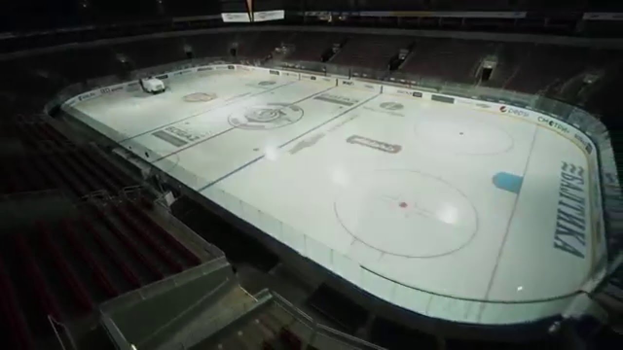 First test Arena Riga. 