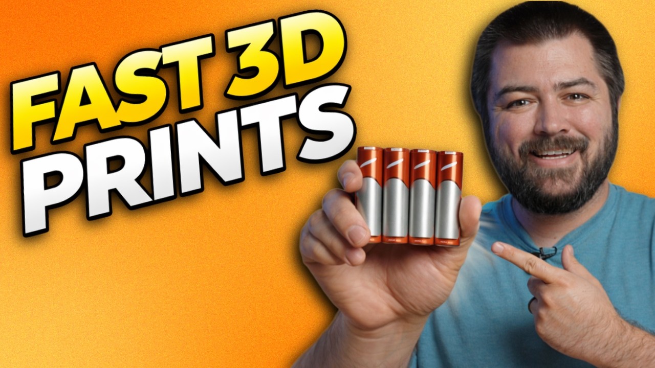10 FAST 3D Prints That Take Less Than 1 Hour!