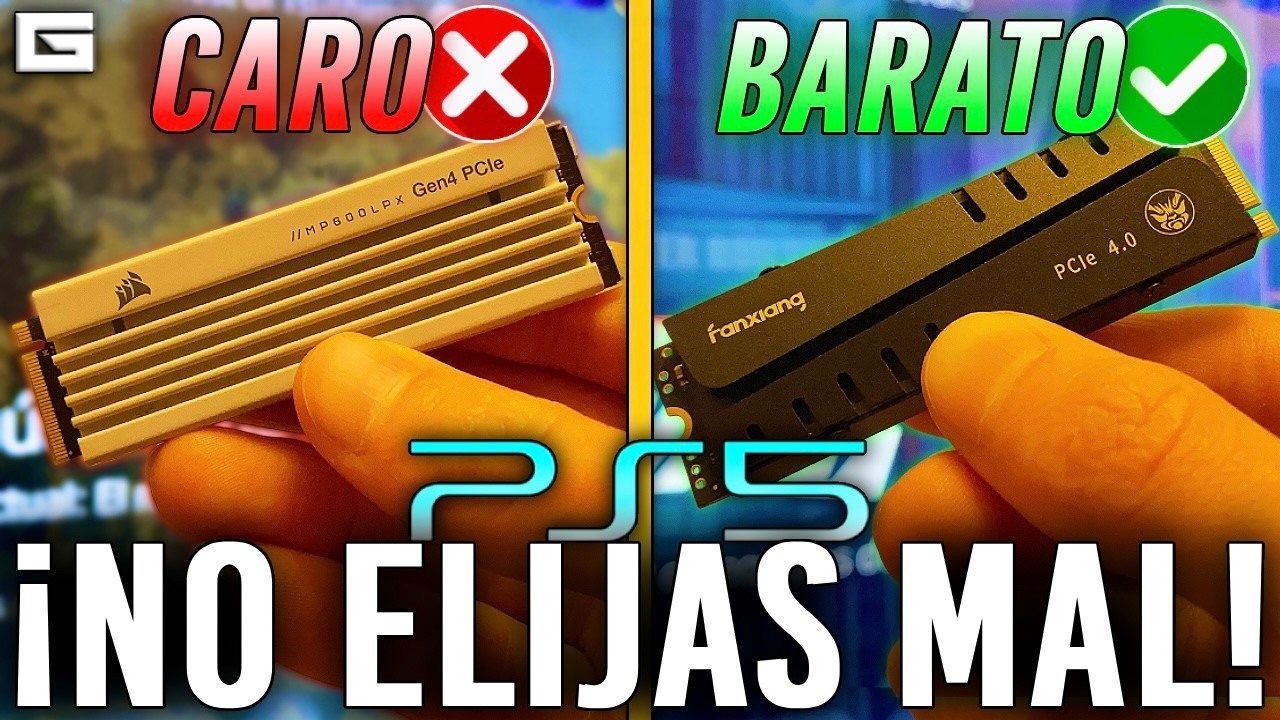 &iquest;Qu&eacute; SSD elegir para PS5 y PS5 Slim en 2025? | Gu&iacute;a Completa