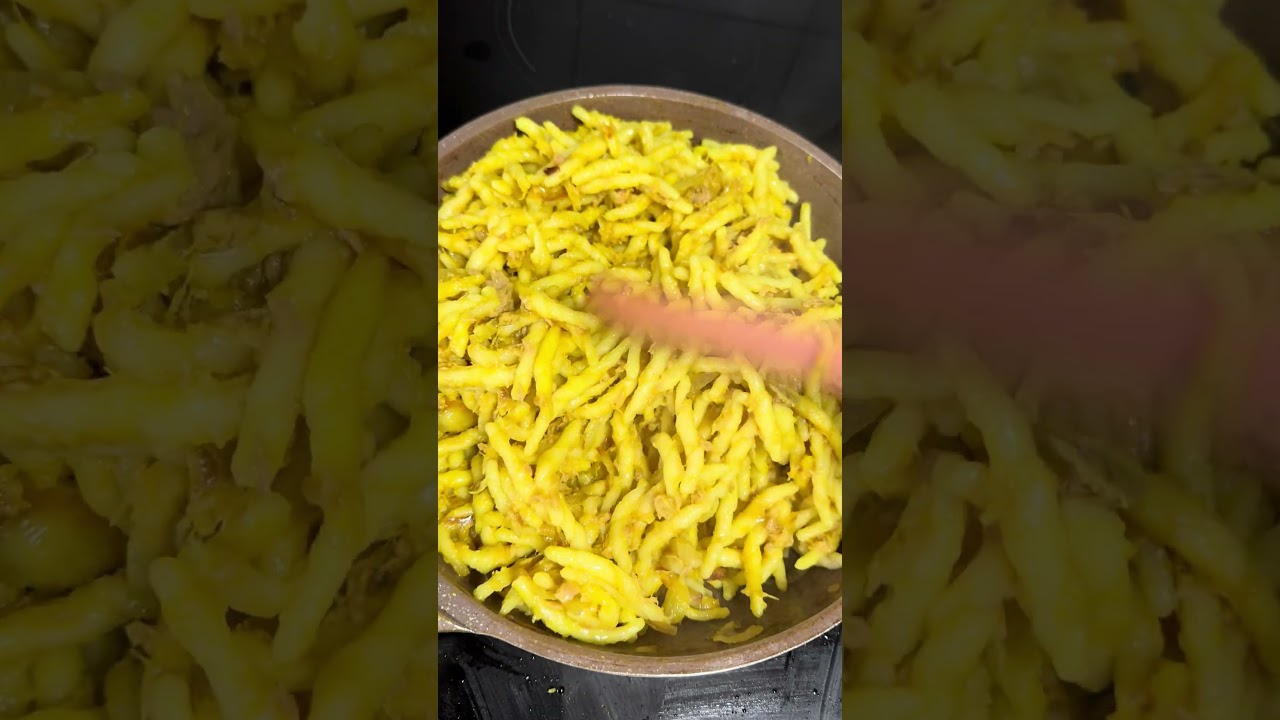 TROFIE con la cipolla e tonno 😋😋