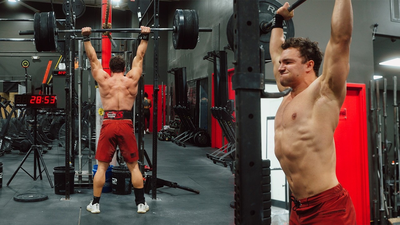 Жим штанги над головой с максимальным весом в 4 повторения | Визуальные эффекты