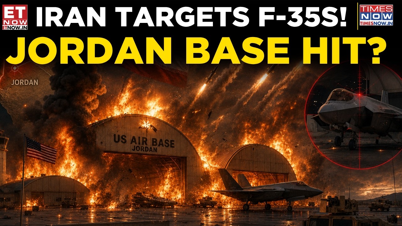 Iran's Missile Fury Hits US Air Base In Jordan | F-35 Hangars Reportedly Targeted | World News