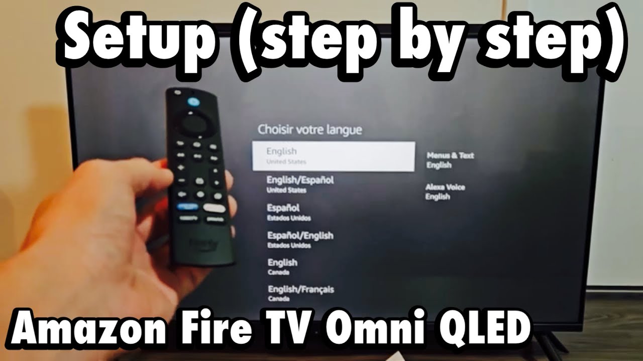 Amazon Fire TV Omni QLED 4K: How to Setup (step by step)