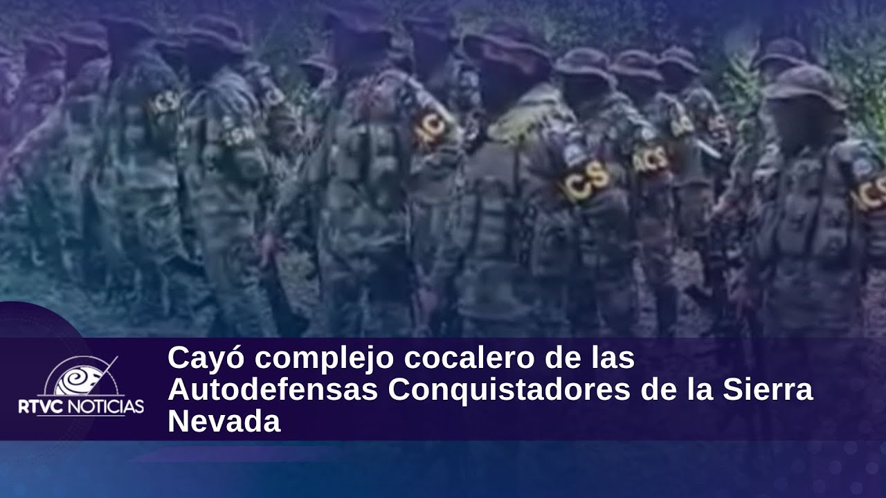 Cayó complejo cocalero de las Autodefensas Conquistadores de la Sierra Nevada | RTVC Noticias