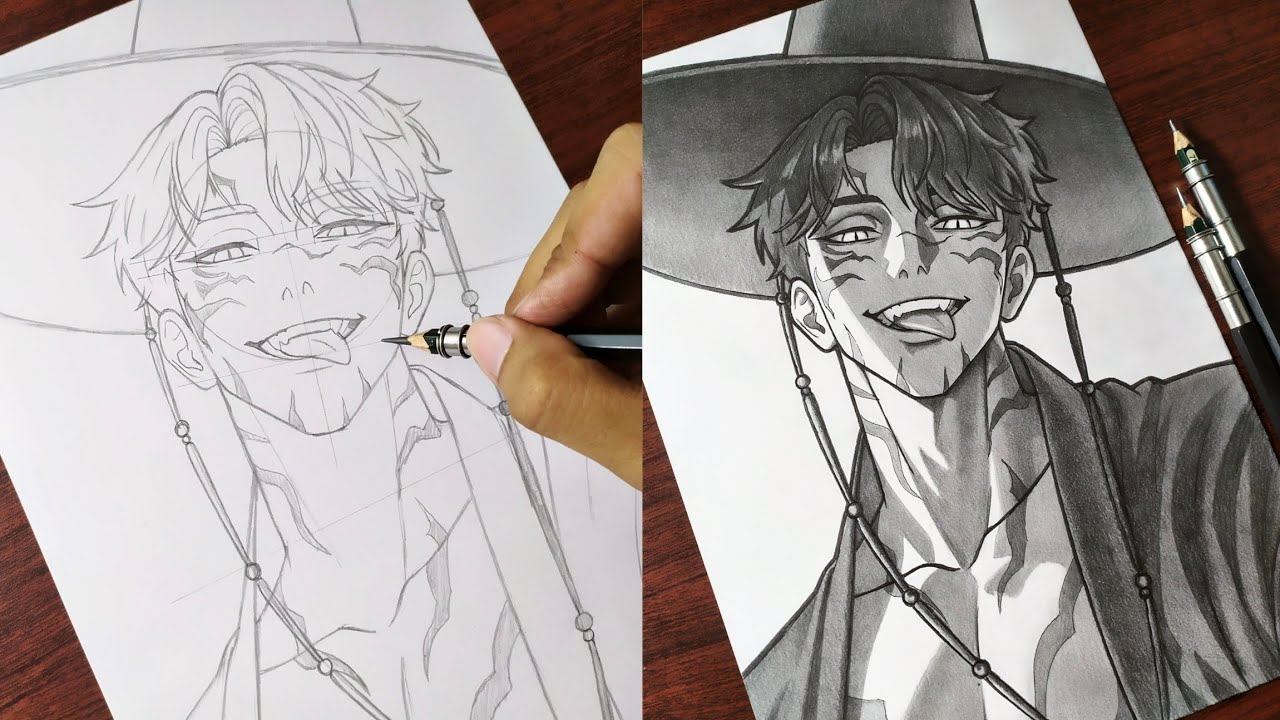 How to Draw "Saja Boys - Jinu" [K-Pop Demon Hunters] | Step by Step (Tutorial)