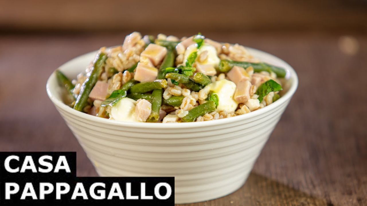 Farro mozzarella fagiolini e prosciutto S3 - P134