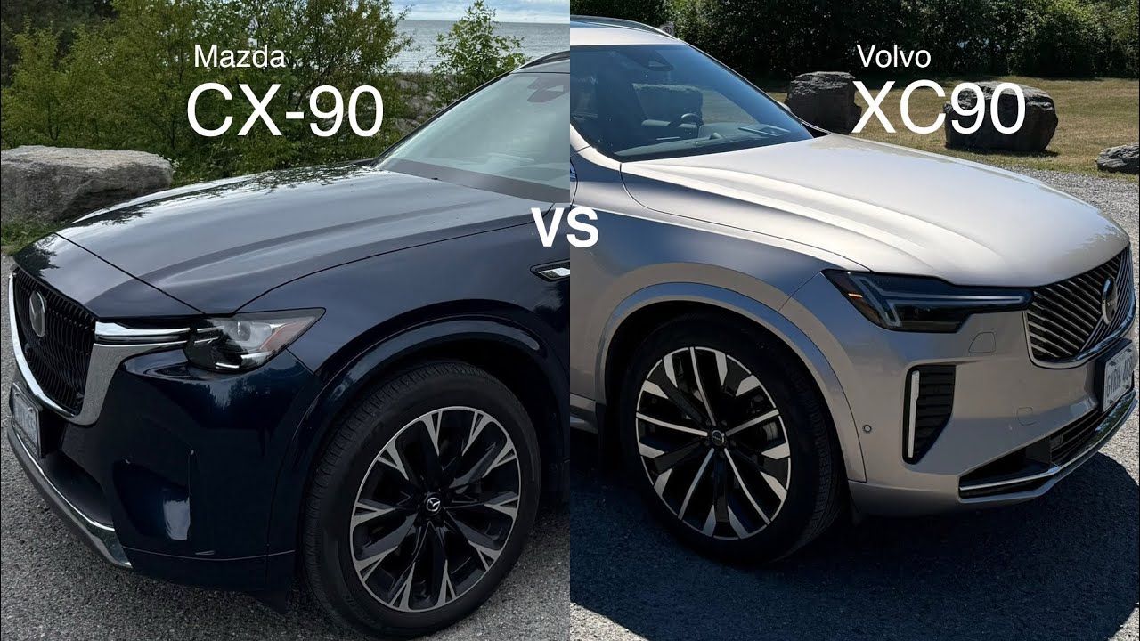Side by Side series .. Volvo XC90 vs Mazda CX-90.. which one would you choose?