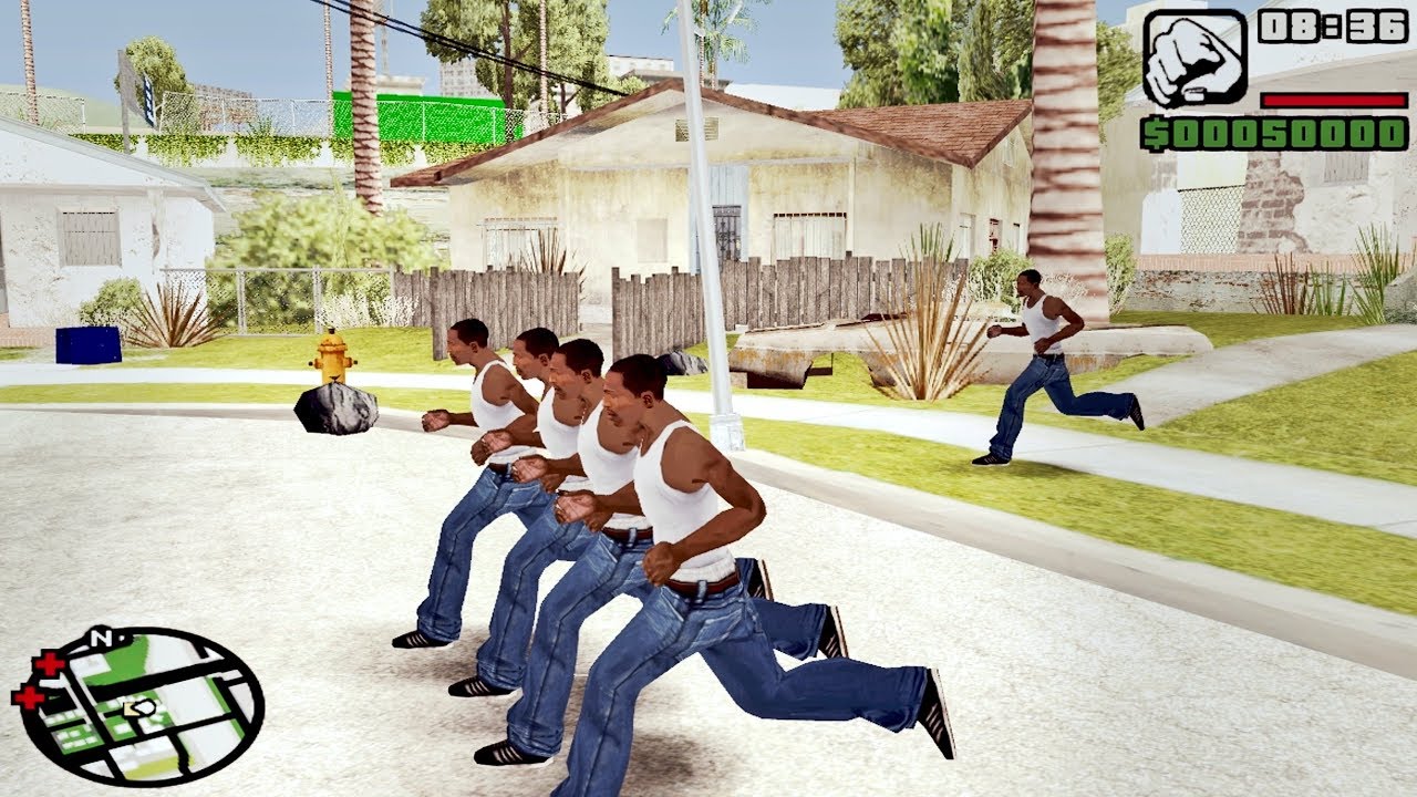 ESTE BUG HACE CLONAR A CJ EN GTA SAN ANDREAS