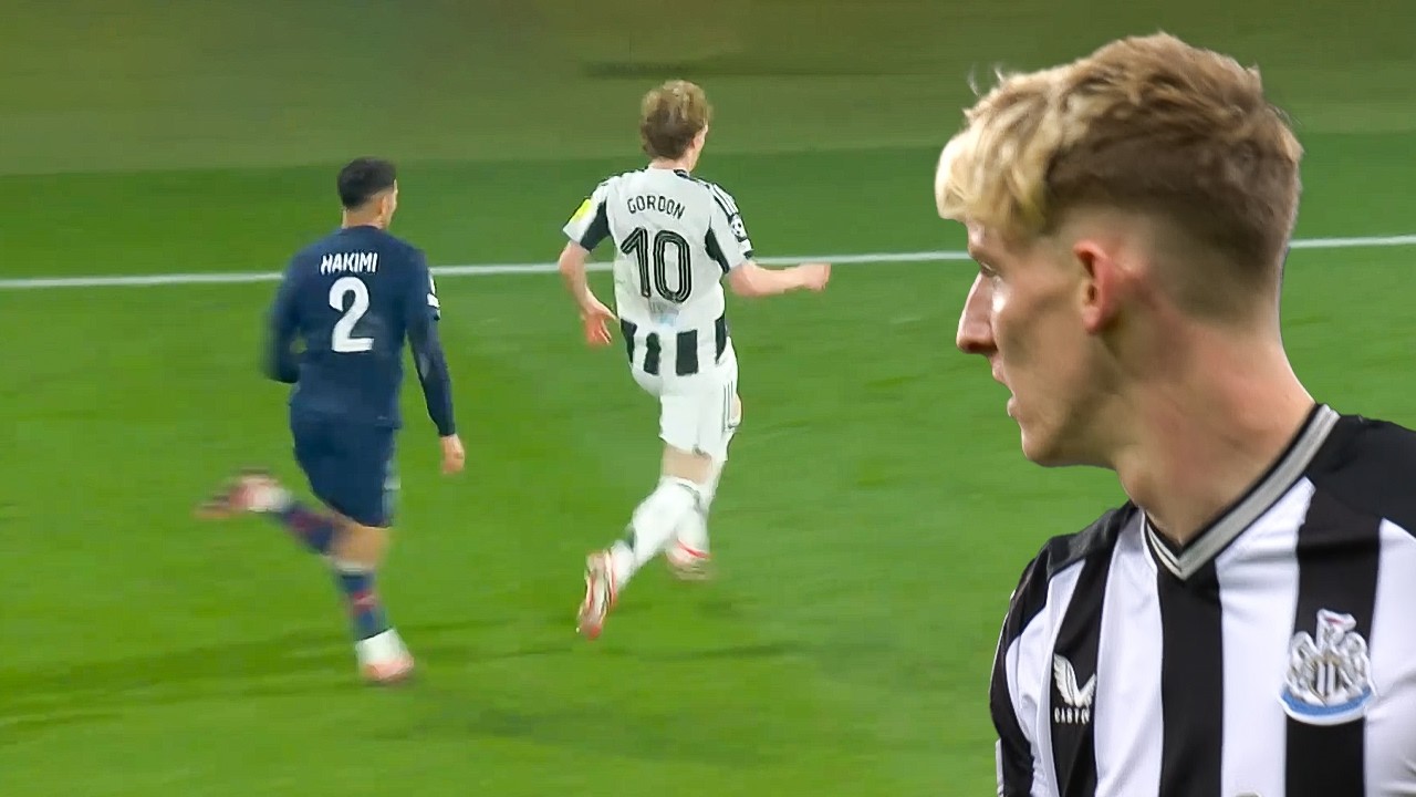 Anthony Gordon vs PSG | Duel vs Hakimi. 🔥