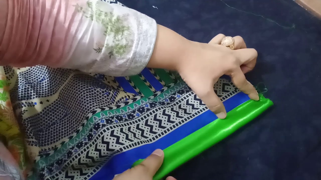 How to make dupatta at home with extension border / fall patti/DIY dupatta making 2020