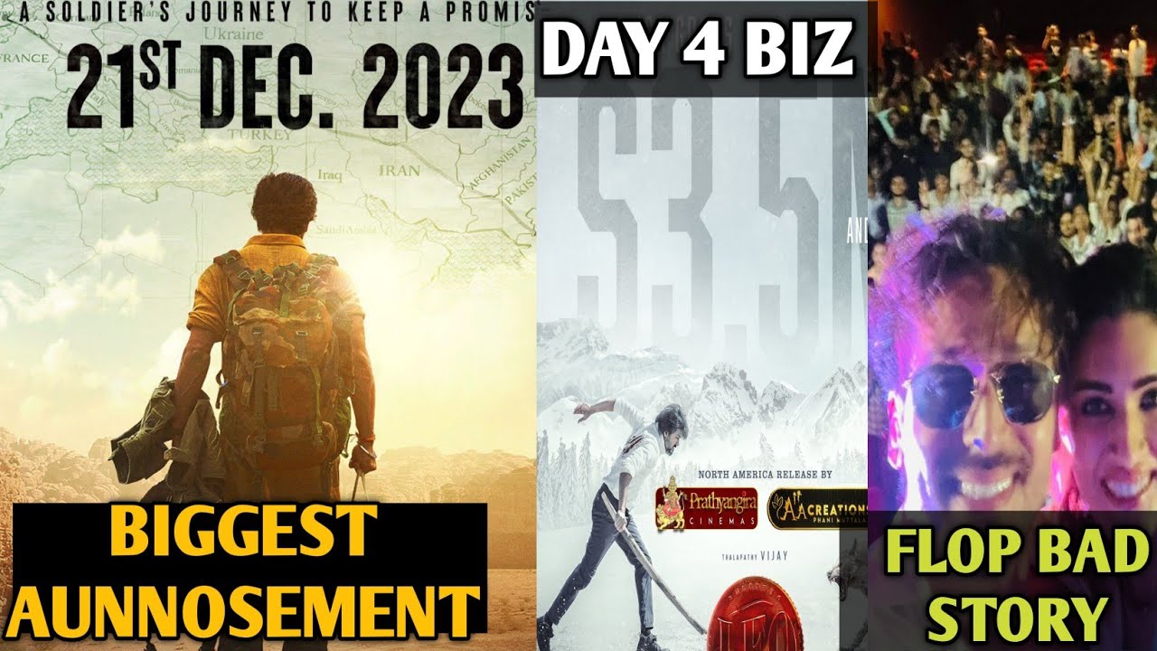 Dunki Official Poster Review Reaction |&nbsp;LEO Day 4 Final Advance Booking Report | GANPATH FLOP