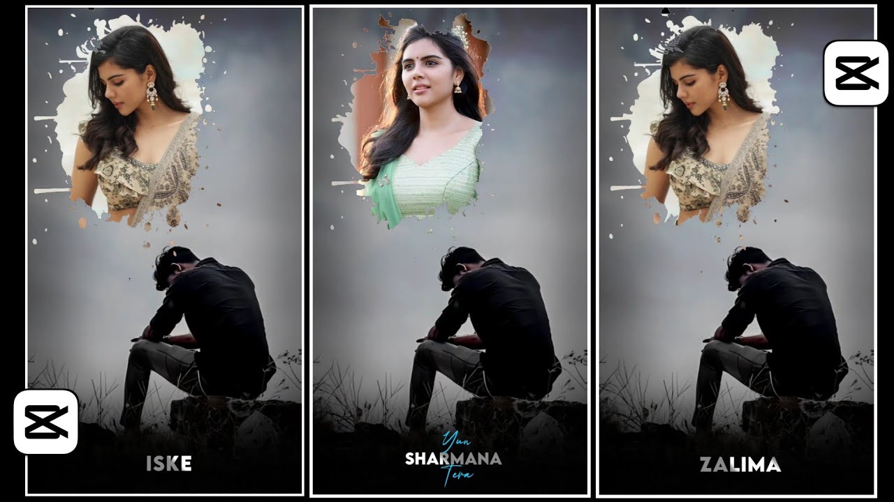 Ink Splash Video Editing I Cap Cut Mein Ink Splash Lyrics Video Kaise Edit Karen I 