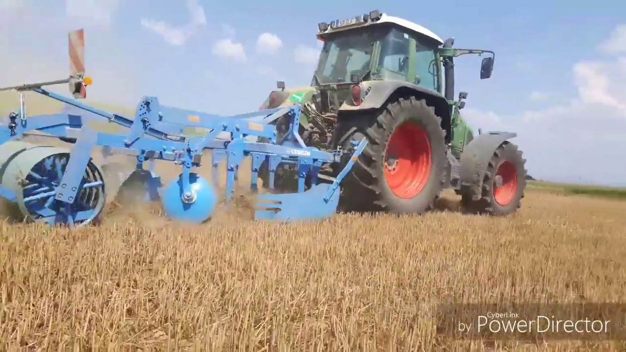 Grubbern mim Fendt 712 er und an Lemken Karat 9-300