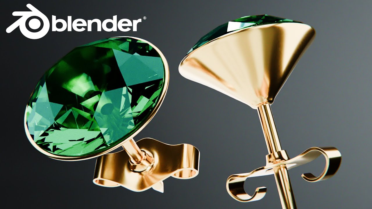 Blender 4.0 | Make Earrings - EASY Tutorial