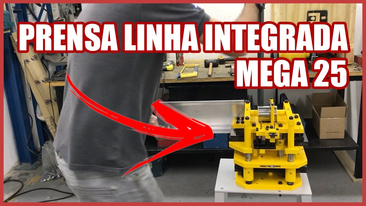 Estampo manual da linha Integrada Mega 25