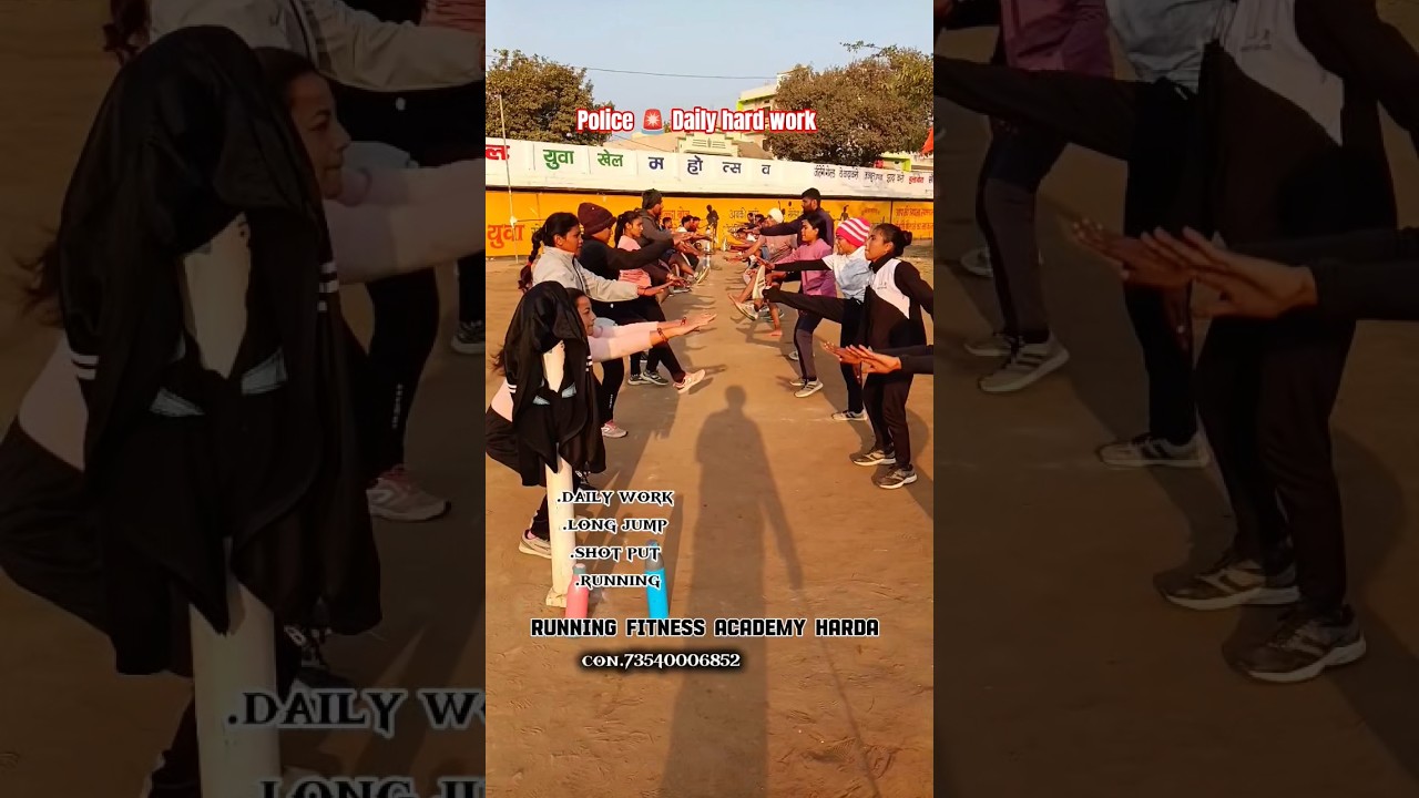 Indian girl leg workeout | daily constable running workout 