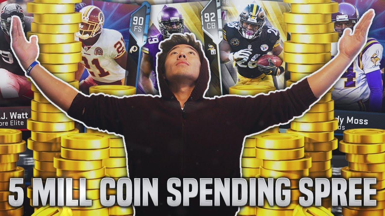 5 MILLION COIN SPENDING SPREE! BUYING YOUR SUGGESTIONS! Madden 19 Ultimate Team