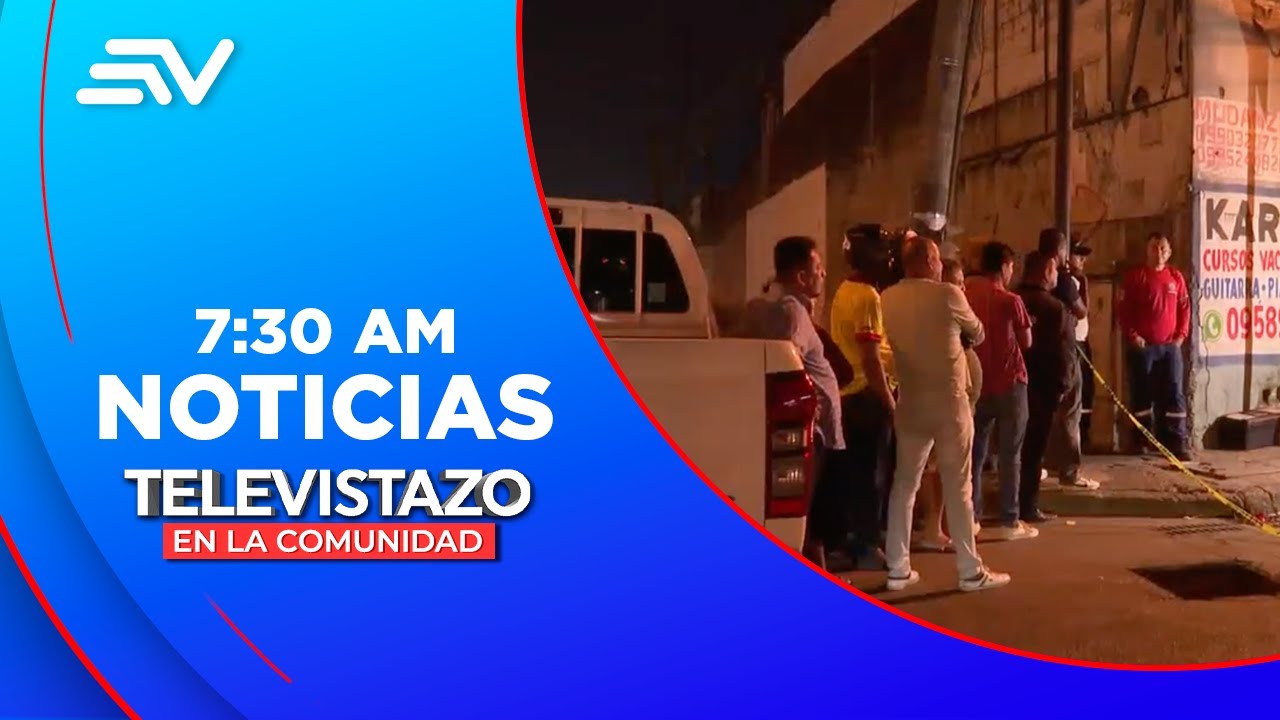 Pareja asesinada anoche en la zona de Pascuales  | Televistazo | Ecuavisa