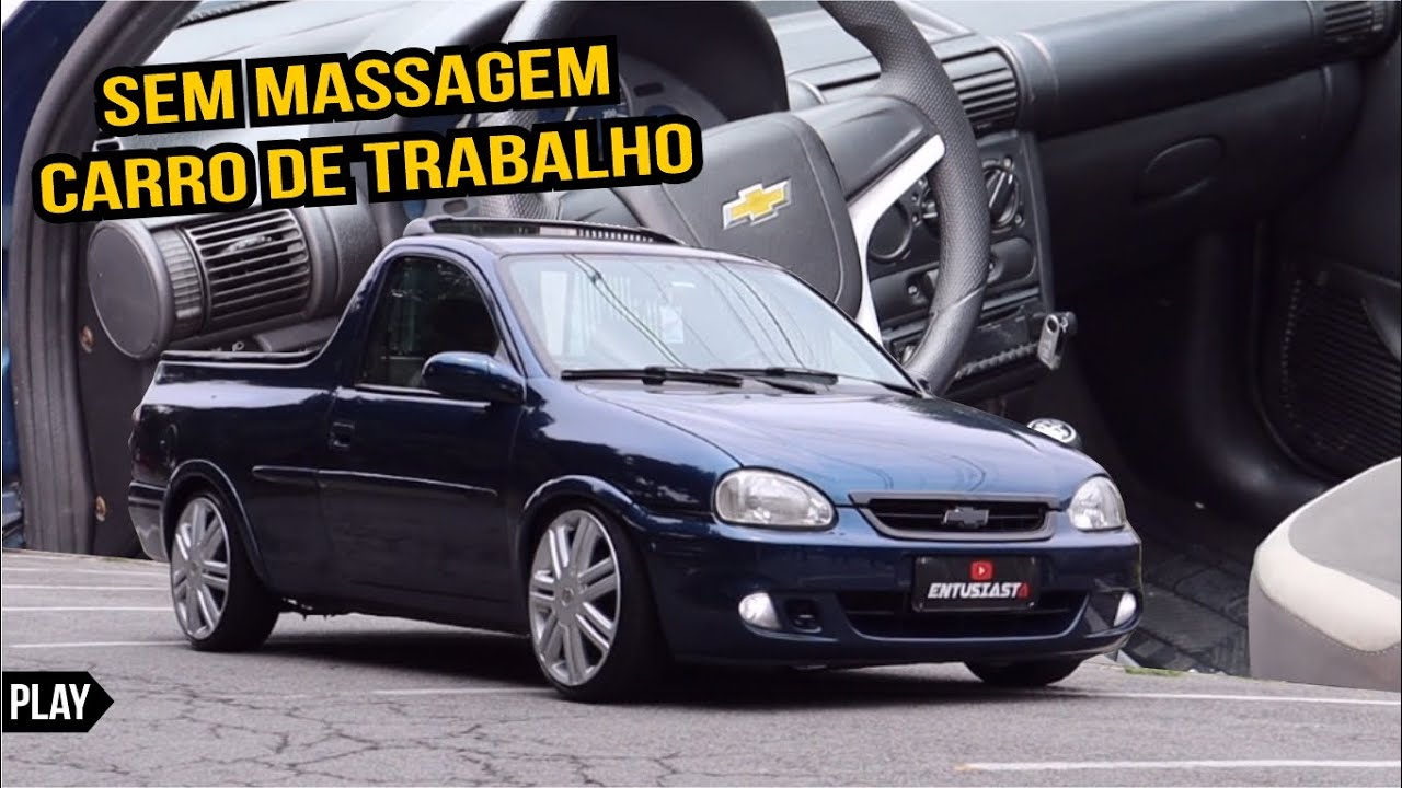PICK UP CORSA REBAIXADA ARO 18! ! O ENTUSIASTA