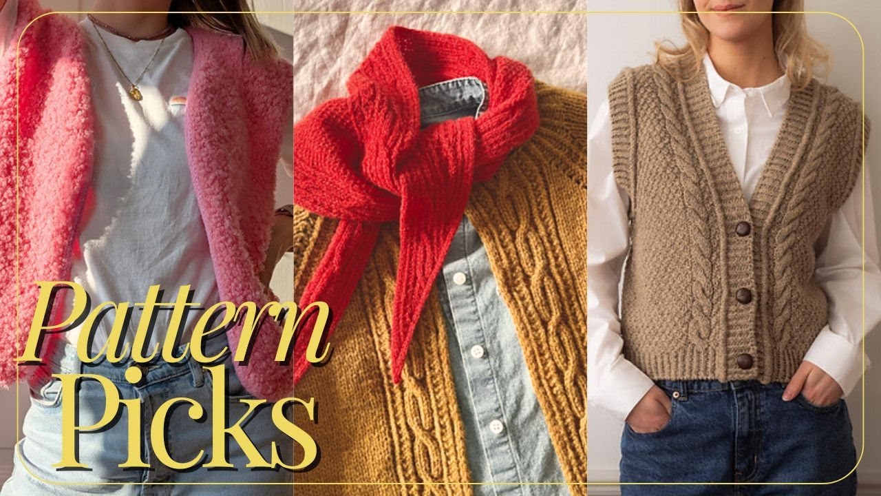 January Knitting Pattern Picks | Sweaters, Jackets, Vests, & Transitional Knits